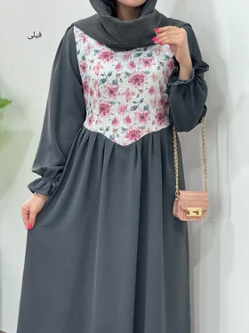 پیراهن مانتویی سوزندوزی شکوفه 1