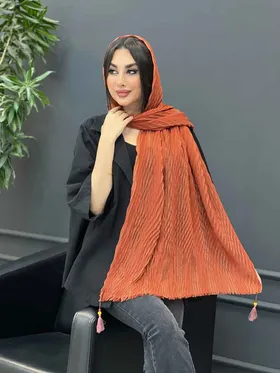 شال پلیسه وسط تور
