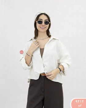 شومیز لینن گره‌ای 9212