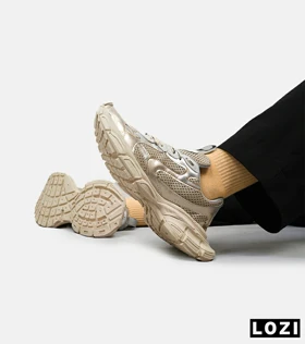 کفش کتانی مردانه و زنانه طلایی Balenciaga 3XL مدل 5134