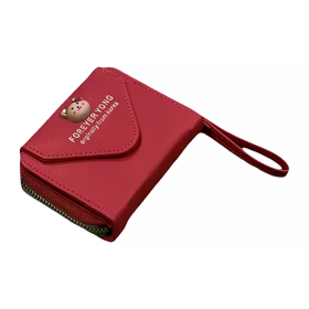 کیف پول و جا کارتی زنانه و دخترانه کله خرس مدل MSN256-36