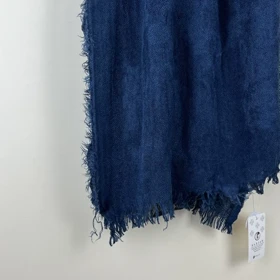 شال پاییزه کنفی دور ریش تک‌رنگ 20515