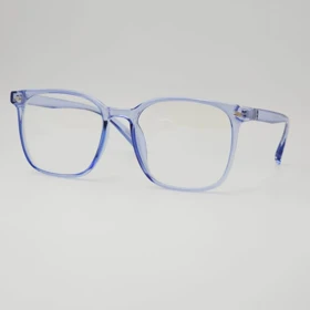 عینک آفتابی زنانه و مردانه بلوکات Anti Blue Light 28050 مناسب کار با کامپیوتر و موبایل (فریم طوسی آبی عدسی بی رنگ)