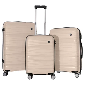 چمدان MR مدل Royal-3X مجموعه 3 عددی (کرم)