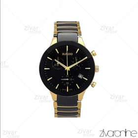 ساعت رادو مردانه سه موتوره مشکی طلایی 106937