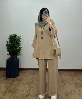 ست مانتو و شلوار ویوات 5