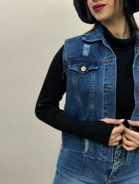 وست کوتاه جین