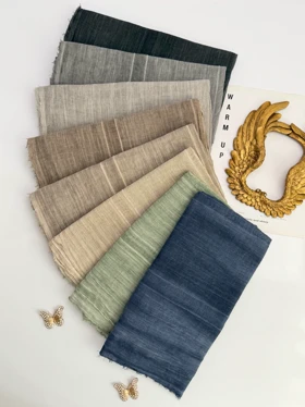 شال لینن تک‌رنگ 20684