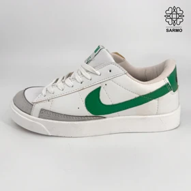 کفش کتانی زنانه نایک بلیزر ساق کوتاه سفید سبز – Nike Blazer Low White Green