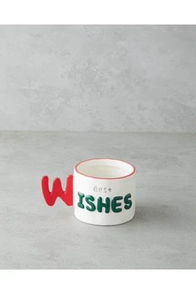 ماگ English Home مدل Best Wishes چینی - قرمز - سبز