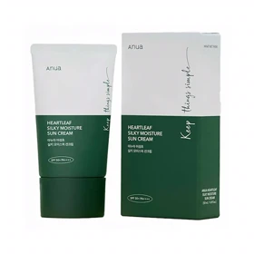 کرم ضد آفتاب بدون رنگ آنوا, SPF 50 مدل keep مناسب برای انواع پوست حجم 50 میلی‌لیتر