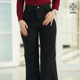 شلوار جین زنانه مدل بگ بوت کات-Z1