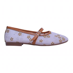 کالج گل‌دار توری مدل بابونه_خردلی کد 1979