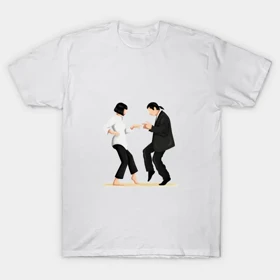 تیشرت کلاسیک داستان عامه پسند تیشرت Pulp Fiction طرح Pulp Fiction