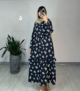 پیراهن مانتویی شکوفه 1