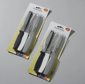 کارد دسته رنگی 6 عددی