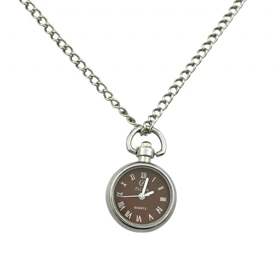 گردنبند ساعت آویزدار با زنجیر بلند