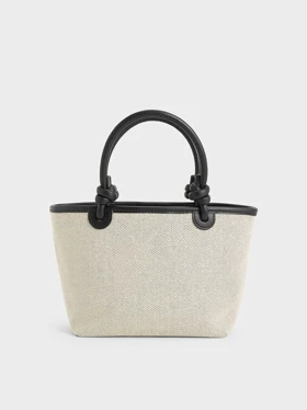 کیف زنانه چارلز اند کیت Charles & Keith مدل Sabine Canvas