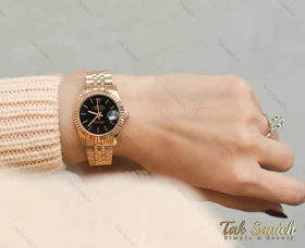 ساعت رولکس زنانه رزگلد مدل دیت جاست Rolex-1588-L