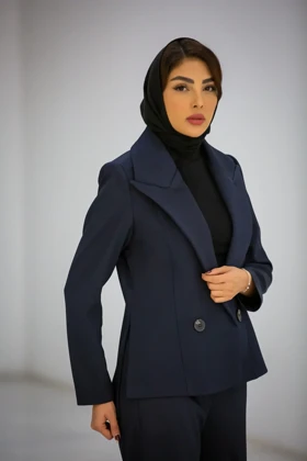 کت زنانه بلدینگ بغل چاک