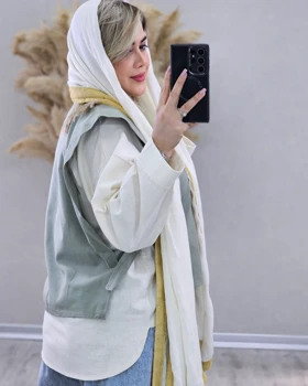 شومیز دوتکه لینن