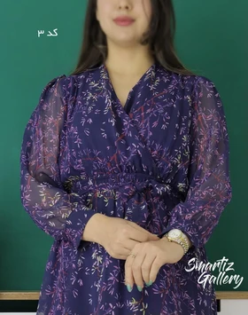 پیراهن حریر رزالین