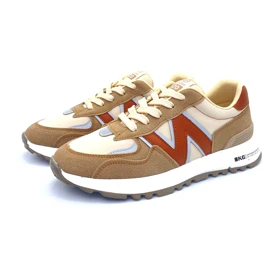 کفش اسپرت دخترانه مدل sneaker - 0029_Cr/Khaki