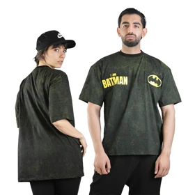 تیشرت اسپرت بتمن مدل SPL-4A0018 یشمی