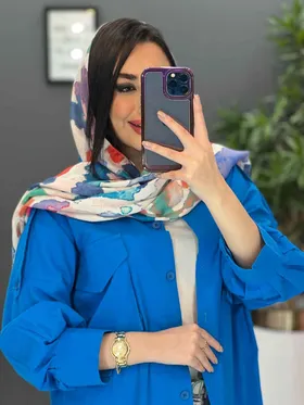 مانتو پشت دکمه آستین پیله