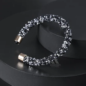 دستبند کریستالی Crystal Bracelet SRG01 (مشکی)