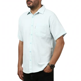 پیراهن آستین کوتاه بیسکوییتی سیزر مدل 15111792