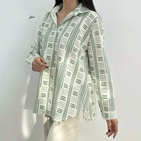 شومیز طرحدار 1007532