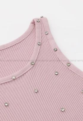 تاپ بافت نگین‌دار کد1004324