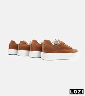 کفش کتانی کژوال مردانه قهوه ای ZARA