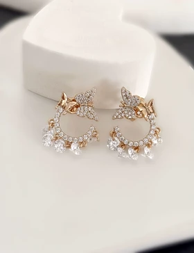 گوشواره آویزی خاص دخترانه ژوپینگ643