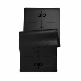 مت یوگا مستر کوآلیتی طرح برند الو ALO WARRIOR PU MAT همراه با کاور شناسه 10100856 (مشکی)