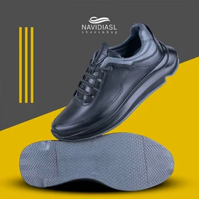 کفش مردانه چرم اسپرت طبی کد 6011003