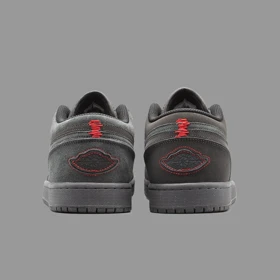 نایکی جردن 1 کرفت طوسی تیره ساق کوتاه Nike Air Jordan 1 Low SE Craft Dark Smoke Grey