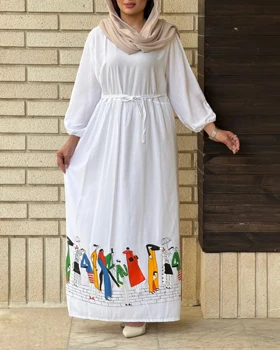 ساحلی نخی طرح بازار 7158 (سفید)