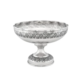 آجیل خوری مس دیبا رنگ کروم کد 1016