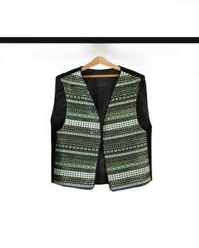 جلیقه سوزندوزی سبز