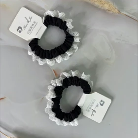 کش مو اسکرانچی تور دار کد 2139