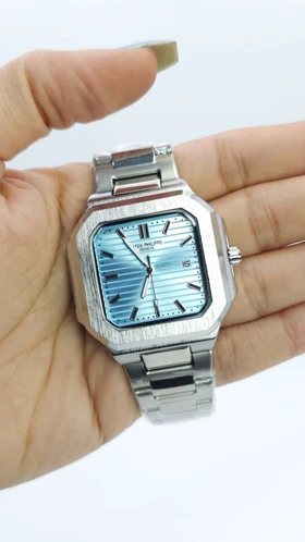 ساعت مچی مردانه پتک فیلیپ Patek Philippe تمام استیل رنگ ثابت
