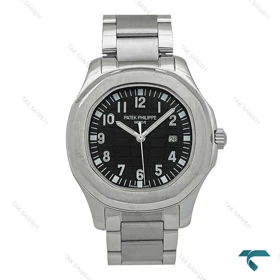 ساعت مردانه پتک فیلیپ آکوانا استیل صفحه مشکی Patek-7349-G