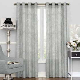 پرده آماده حریر کتان