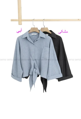 شومیز کراپ گره‌ای