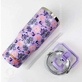 تراول ماگ FLOWER SITARAYURI حجم 900ML (بنفش)