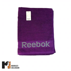 حوله ریبوک سایز 140*70 کد 2013281 (بنفش)