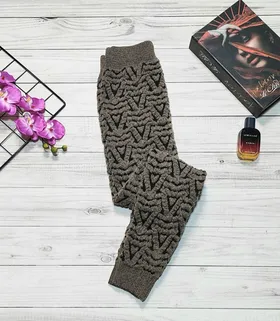 شلوار بافت سه بعدی هندسی