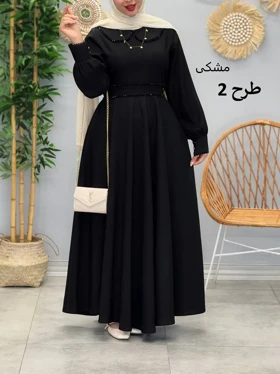 3053-پیراهن مزونی شارلوت